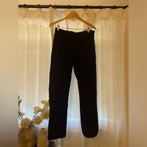 Express slim super highrise black jean